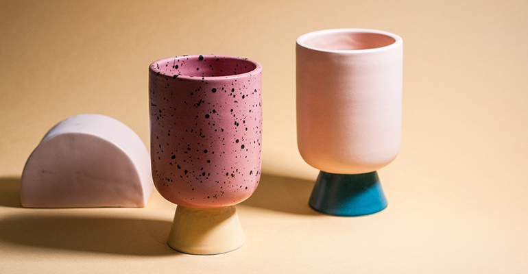 YYY Collection par Mérida Anderson, ceramique, verre